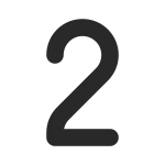Number 2 SVG Icon